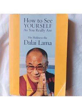 Dalai Lama How to See Yourself As You Really Are Yellow Cover Book